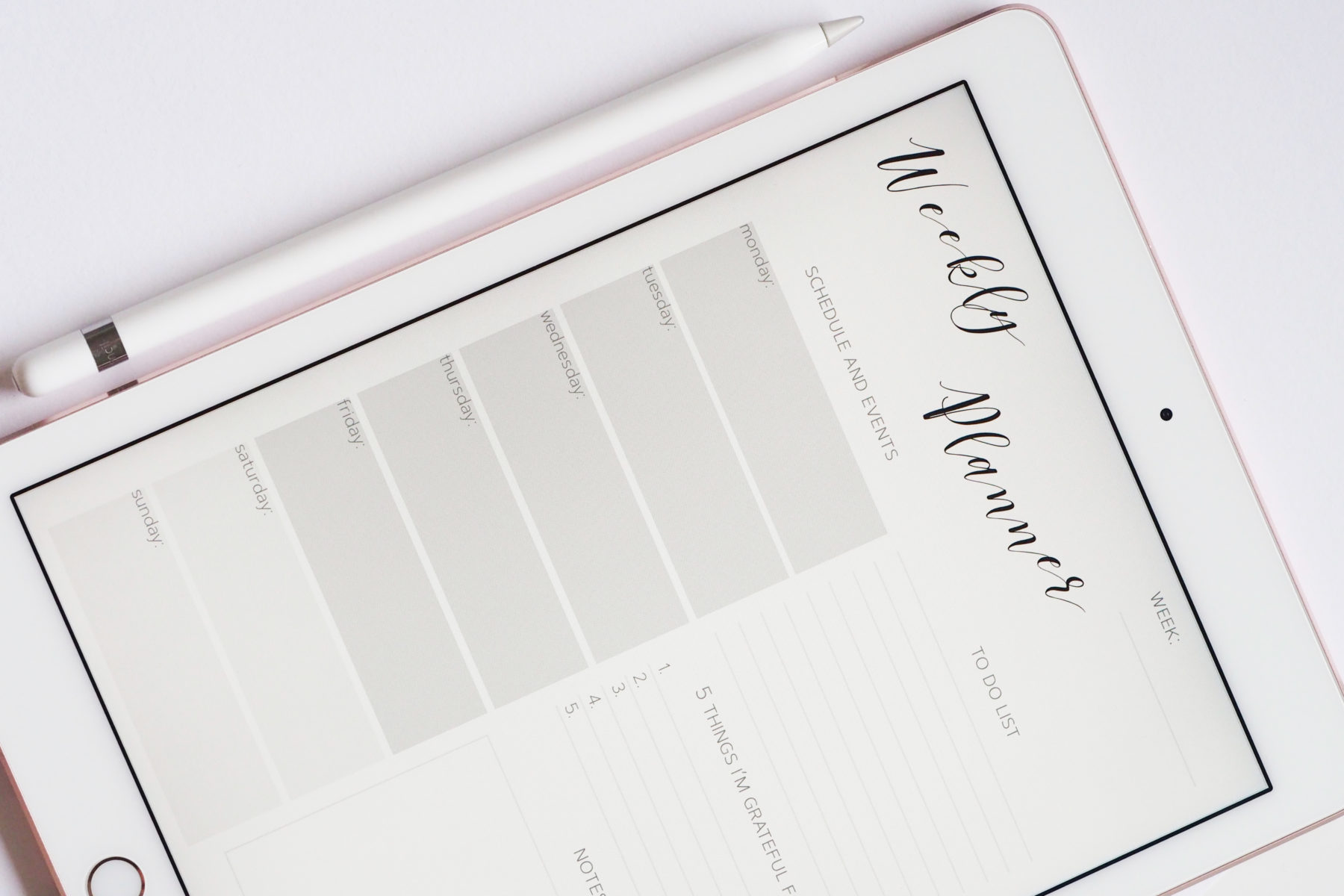 One 5 planner